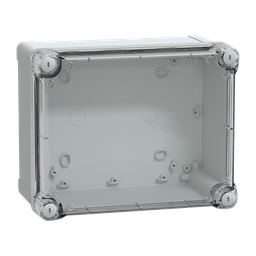 NSYTBP241912HT – PC box IP66 IK08 RAL7035 Int.H225W175D120 Ext.H241W194D127 Transp.cover H40