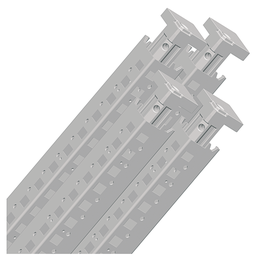NSYSFV12 – Set of 4 vertical uprights for Spacial SF enclosure. Height: 1200 mm. RAL 7035.