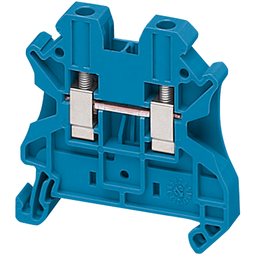NSYTRV42BL – Terminal block, Linergy TR, blue, 4mm2, passthrough, 3 points, set of 10