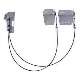 9422CSBD1 – Disconnect mechanism, circuit breaker, dual cable operated, 125A, 3 pole, PowerPacT B breaker, two 120 inch cables
