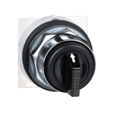9001KS43B – 30mm Push Button, Type K, selector switch, 3 position, C cam, black knob