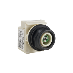 9001SKP38LG – Pilot light head, Harmony 9001SK, plastic, without cap, 30mm, LED green, 120V