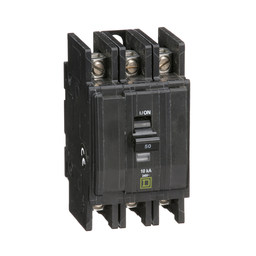 QOU350 – Mini circuit breaker, QOU, 50A, 3 pole, 240VAC, 10kA