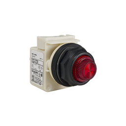 9001SKP35R31 – Pilot light, Harmony 9001SK, plastic, polycarbonate, fresnel, red, 30mm, 24-28V