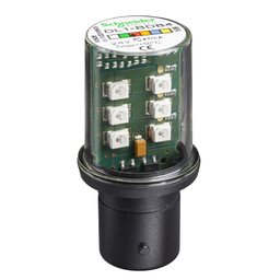 DL1BDB4 – LED bulb, Harmony XVB, BA 15d, red, steady light, 24V AC/DC