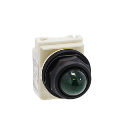 9001SKP32G9 – Pilot light, Harmony 9001SK, plastic, polycarbonate, domed, green, 30mm, 12-14V