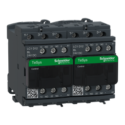 LC2D12BLV – TeSys Deca reversing contactor – 3P(3 NO) – AC-3 –