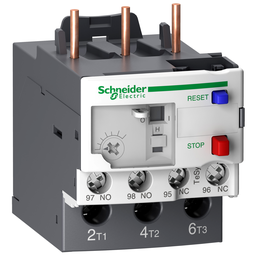 LR3D08L – Thermal overload relay, TeSys Deca, 690VAC, 2.5 to 4A, 1NO 1NC, class 20, for unbalanced loads