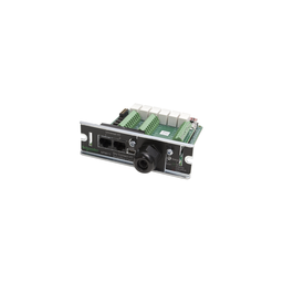 AP9613 – Dry contact, Management Options, Dry Contact I/O Card, monitor external UPS environmental sensors, output relays, and input contacts