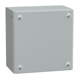 NSYSBM202012 – Metal industrial box plain door H200xW200xD120 IP66 IK10 RAL 7035