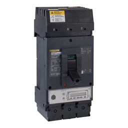 LJA36400CU43X – Circuit breaker, PowerPacT L, 400A, 3 pole, 600VAC, 25kA, I-Line, MicroLogic 5.3A, 100%, ABC