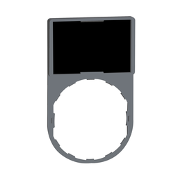 ZBY6101 – Legend holder 30x50mm, Harmony XB4, plastic, with legend 18x27mm, unmarked