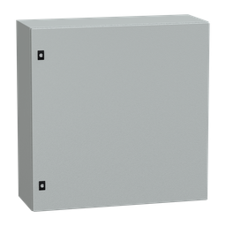 NSYCRN88300P – PanelSeT CRN plain door with mount.plate. H800xW800xD300 IP66 IK10 RAL7035..