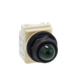 9001SKP35G9 – Pilot light, Harmony 9001SK, plastic, polycarbonate, domed, green, 30mm, 24-28V