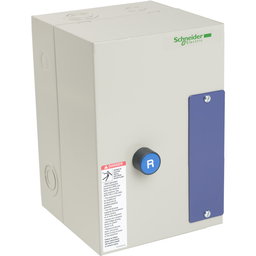 LE1D093A62OG70 – IEC Starter, TeSys LE1, full voltage non reversing, unfused, 9A, 5HP at 460VAC, 120VAC 50/60Hz coil, NEMA 1