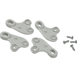 NSYAEFTB – Fixing lugs in thermoplastic PC and screws. for boxes = H150xL150 mm.