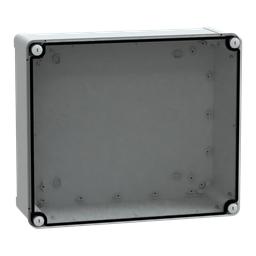 NSYTBS342912T – ABS box IP66 IK07 RAL7035 Int.H325W275D120 Ext.H341W291D128 Transp.cover H20