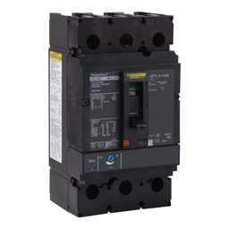JDL26200C – Circuit breaker, PowerPacT J, 200A, 2 pole, 600VAC, 14kA, lugs, thermal magnetic, 100%