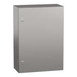 NSYS3X7525H – Wall mounted enclosure, PanelSeT S3X, stainless steel 316L, plain door, 700x500x250mm, IP66