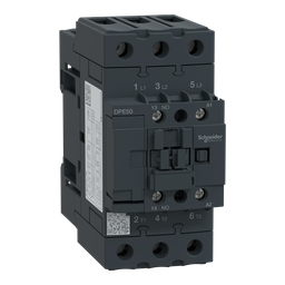 DPE50U7 – IEC contactor,Easy TeSys DPE,nonreversing,50A,3P,30HP at 480V AC,240V AC 50/60Hz coil