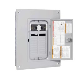 QOGP3P6036P – Generator panel, QO, 1 phase, 18 spaces, 36 circuits, 60A main breaker, PoN, NEMA1, cover with door