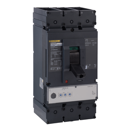 LDF36600U33X – Circuit breaker, PowerPacT L, 600A, 3 pole, 600VAC, 14kA, busbar, MicroLogic 3.3S, 80%