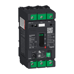 GV4PB50B – Motor circuit breaker, TeSys Deca, 3P, 50A, Icu 25kA, thermal magnetic, multifunction, UL489