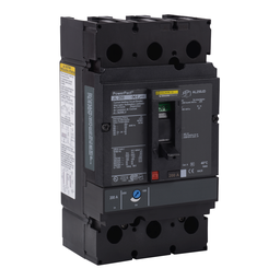 JLL36250LV – Circuit breaker, PowerPacT J, 250A, 3 pole, 600VAC, 50kA, lugs, thermal magnetic, 80%, control wire OFF end