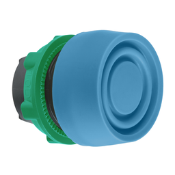ZB5AP6S – Head for non illuminated push button, Harmony XB5, XB4, blue flush pushbutton Ø22 mm spring return unmarked