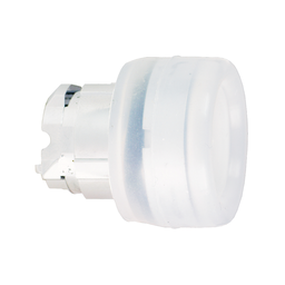 ZB4BP1 – Head for non illuminated push button, Harmony XB4, metal, projecting, white, 22mm, spring return, booted, unmarked