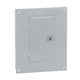 HOM1224L125PGC – Load center, Homeline, 1 phase, 12 spaces, 24 circuits, 125A convertible main lugs, PoN, NEMA1, gnd bar, combo cover