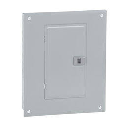 HOM816L125PC – Load center, Homeline, 1 phase, 8 spaces, 16 circuits, 125A convertible main lugs, PoN, NEMA1, combo cover