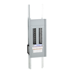 NQ30L4 – Panelboard interior, NQ, main lugs, 400A, Al bus, 30 pole spaces, 1 phase, 3 wire, 240VAC, 48VDC