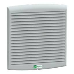 NSYCVF165M24DPF – ClimaSys forced vent. IP54, 188m3/h, 24V DC, with outlet grille and filter G2