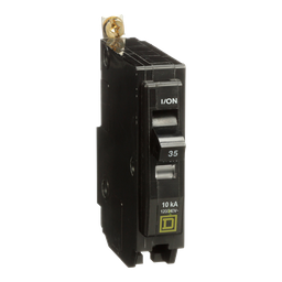 QOB160VH – Mini circuit breaker, QO, 60A, 1 pole, 120/240VAC, 22kA, bolt on