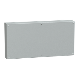 NSYSBM408012 – Metal industrial box plain door H400xW800xD120 IP66 IK10 RAL 7035