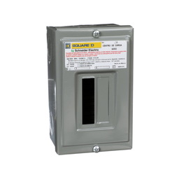QOD2S – Load center, QOD, 2 phase, 2 spaces, 2 circuits, 50A breaker, surface cover, NEMA1