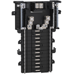 QON124L200PDL – Load center interior, QO, mounting base, 1 phase, 24 spaces, 200A main lugs, PoN, double lugs, OEM