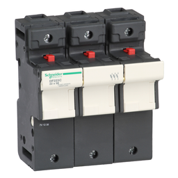 DF223C – Fuse carrier, TeSys DF, 3P, 125A, 690VAC, fuse size 22x58mm
