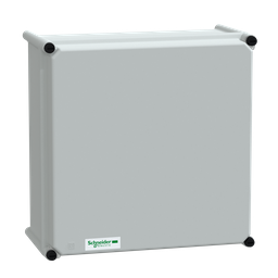NSYPLSP3636G – PLS box, polyester rear, polyester cover IP66 36x36x18cm