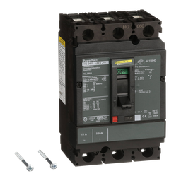 HGL36015 – Circuit breaker, PowerPacT H, 15A, 3 pole, 600VAC, 18kA, lugs, thermal magnetic, 80%