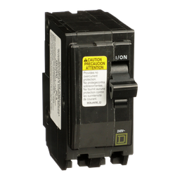 QO200 – Mini switch, QO, 60A, 2 pole, 240VAC, 10kA, plug in