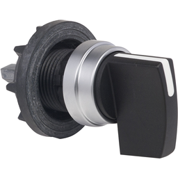 KBA1H – Cam switch operating head, Harmony K1, K2, mounting hole 22mm, plastic head with bezel 29mm, metallic legend, black handle