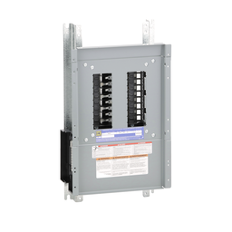 NQ18L1 – Panelboard interior, NQ, main lugs, 100A, Al bus, 18 pole spaces, 1 phase, 3 wire, 240VAC, 48VDC