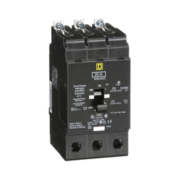 EDB34020 – Mini circuit breaker, E-Frame, 20A, 3 pole, 480Y/277VAC, 25kA max, bolt on