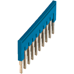 NSYTRAL410BL – Plug-in bridge, Linergy TR, 10 points, for 4mm² terminal blocks, blue, 10 way, set of 10