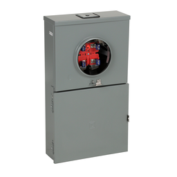 RC12L200C – Meter mains, Homeline, CSED, ringless socket, 200A, surface mount, maximum 12 spaces, no bypass