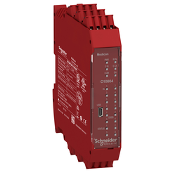 XPSMCMC10804G – Safety controller, Modicon MCM, 8 inputs 4 outputs, monitors expansion modules, spring