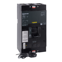LA363001021 – Circuit breaker, LA, 300A, 3 pole, 600VAC, 22kA, 250VDC, 10kA, I-Line, thermal magnetic, shunt trip