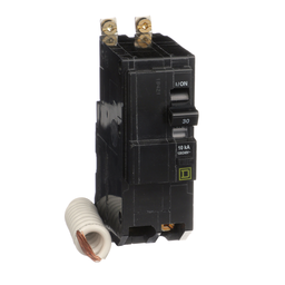 QOB230EPD – Mini circuit breaker, QO, 30A, 2 pole, 120/240VAC, 10kA, bolt on, 30mA grd fault B